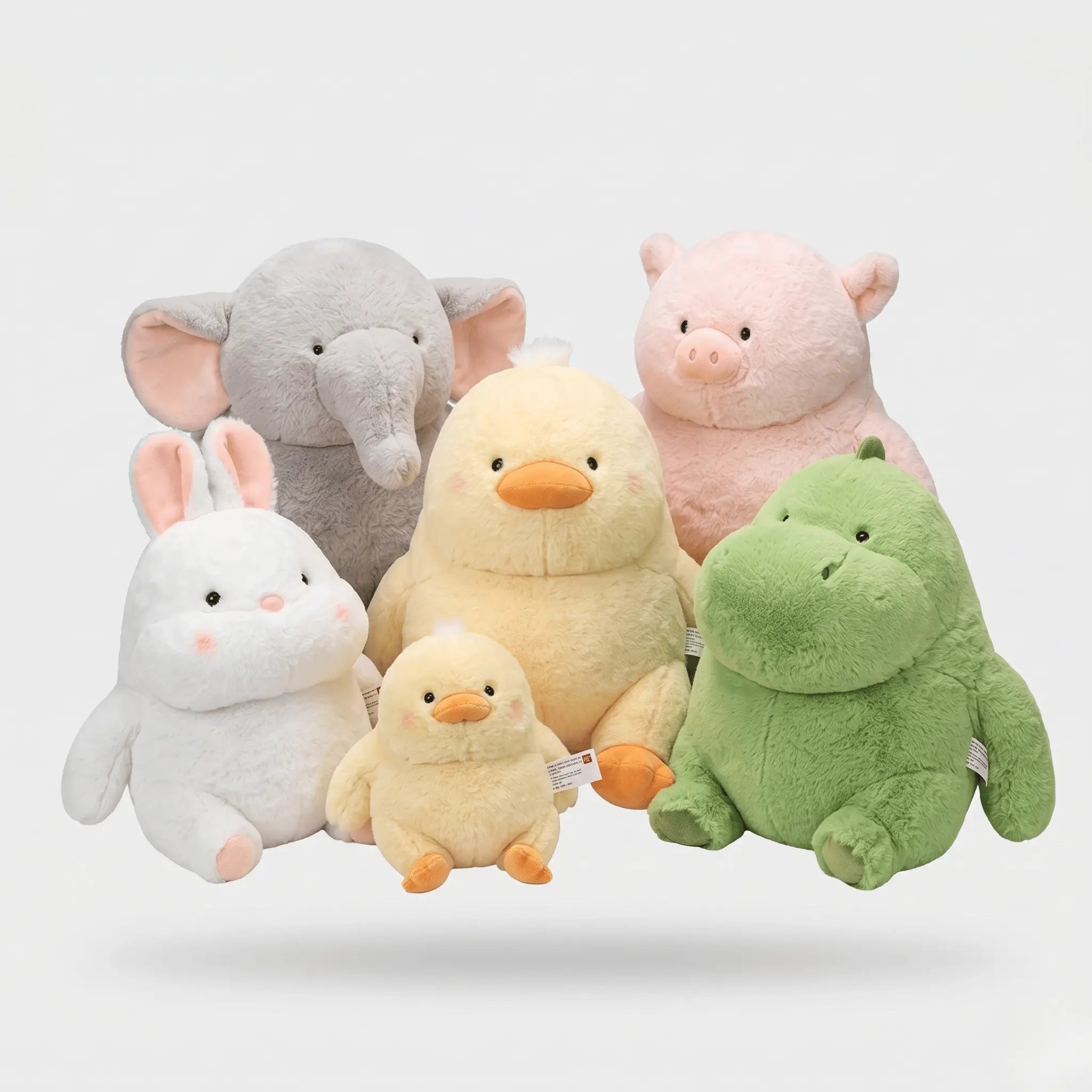Chonky Dino Pig Panda Polar Bear Snuggle Plush