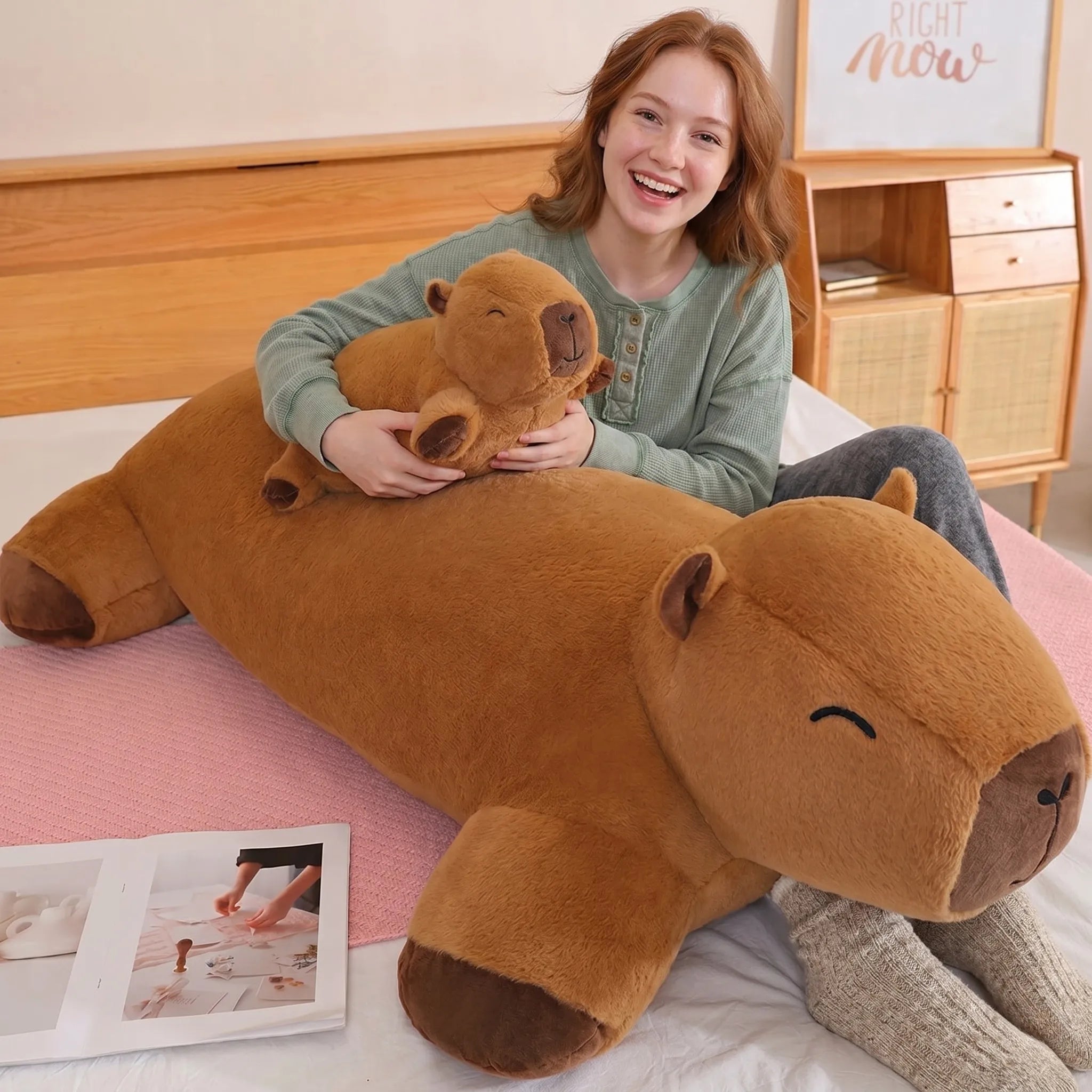 Capy the Giant Floor Mat Capybara Carpet Plush