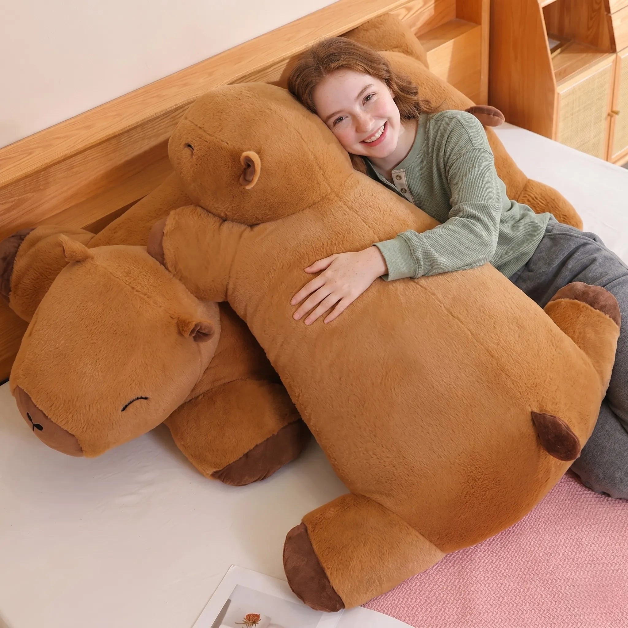 Capy the Giant Floor Mat Capybara Carpet Plush