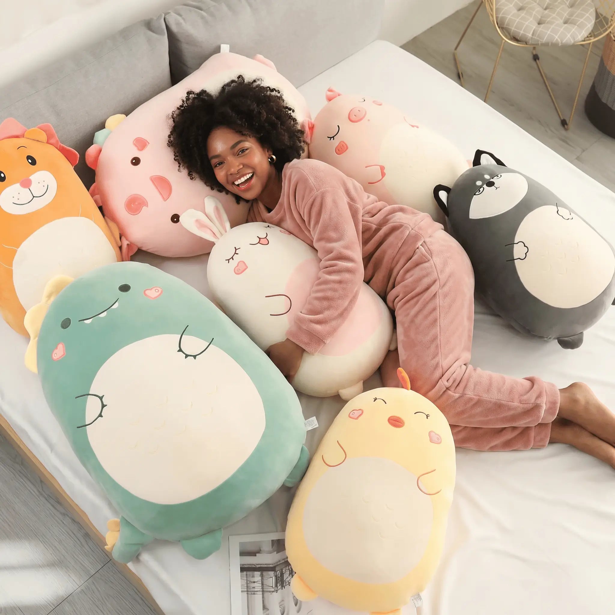Dreamy Huggable Unicorn Dino Pig Snuggle Plush