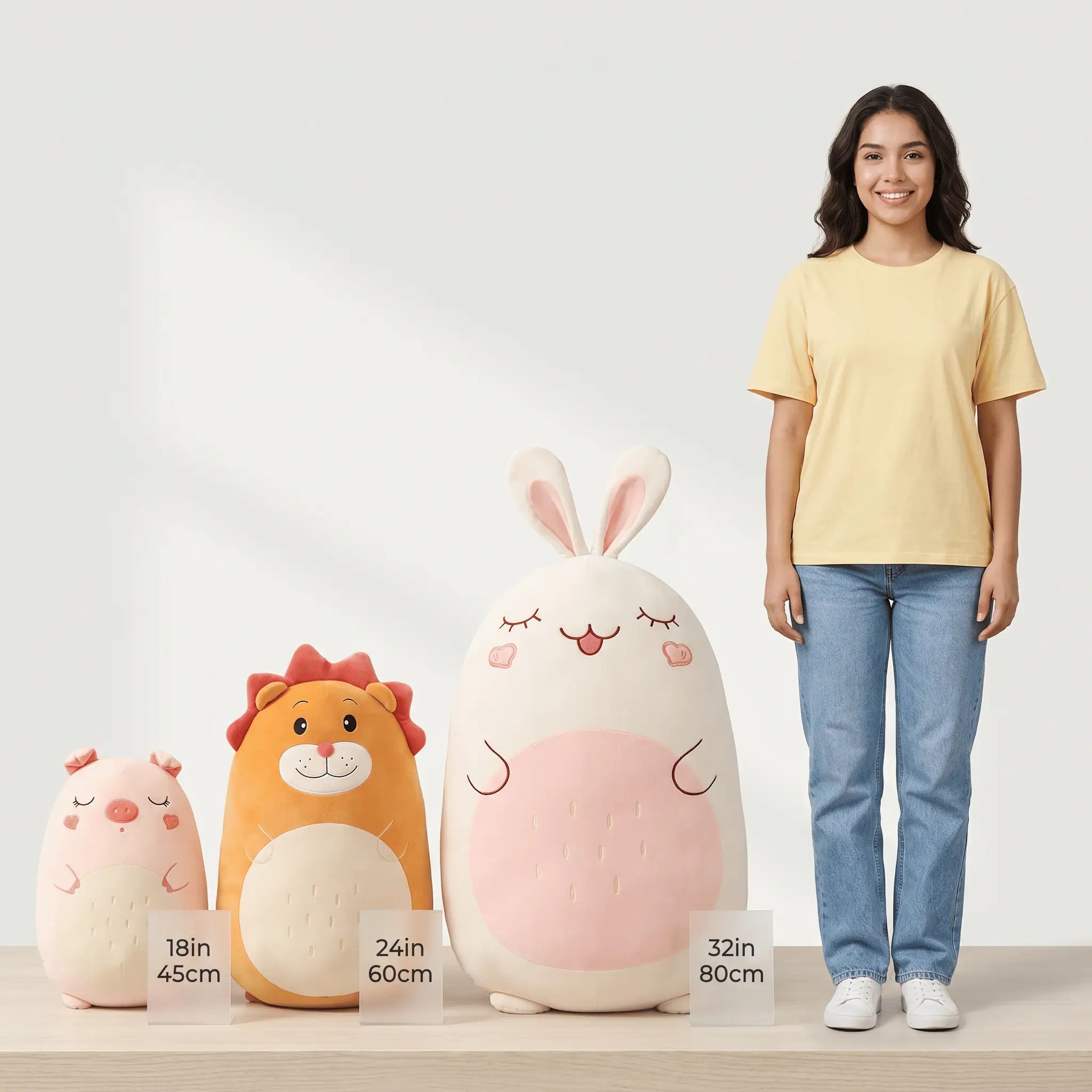 Dreamy Huggable Unicorn Dino Pig Snuggle Plush