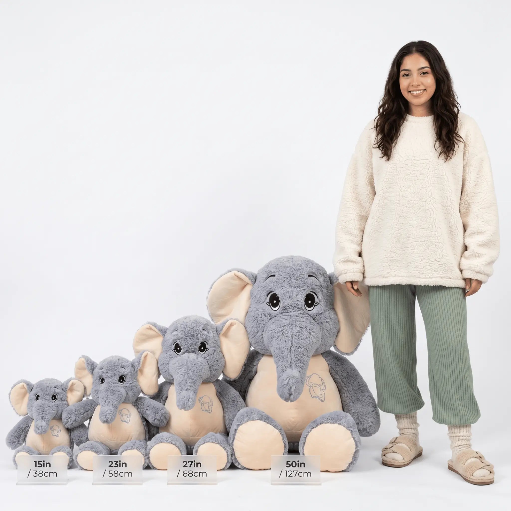 Ellie the Giant Floppy Ear Elephant Plush