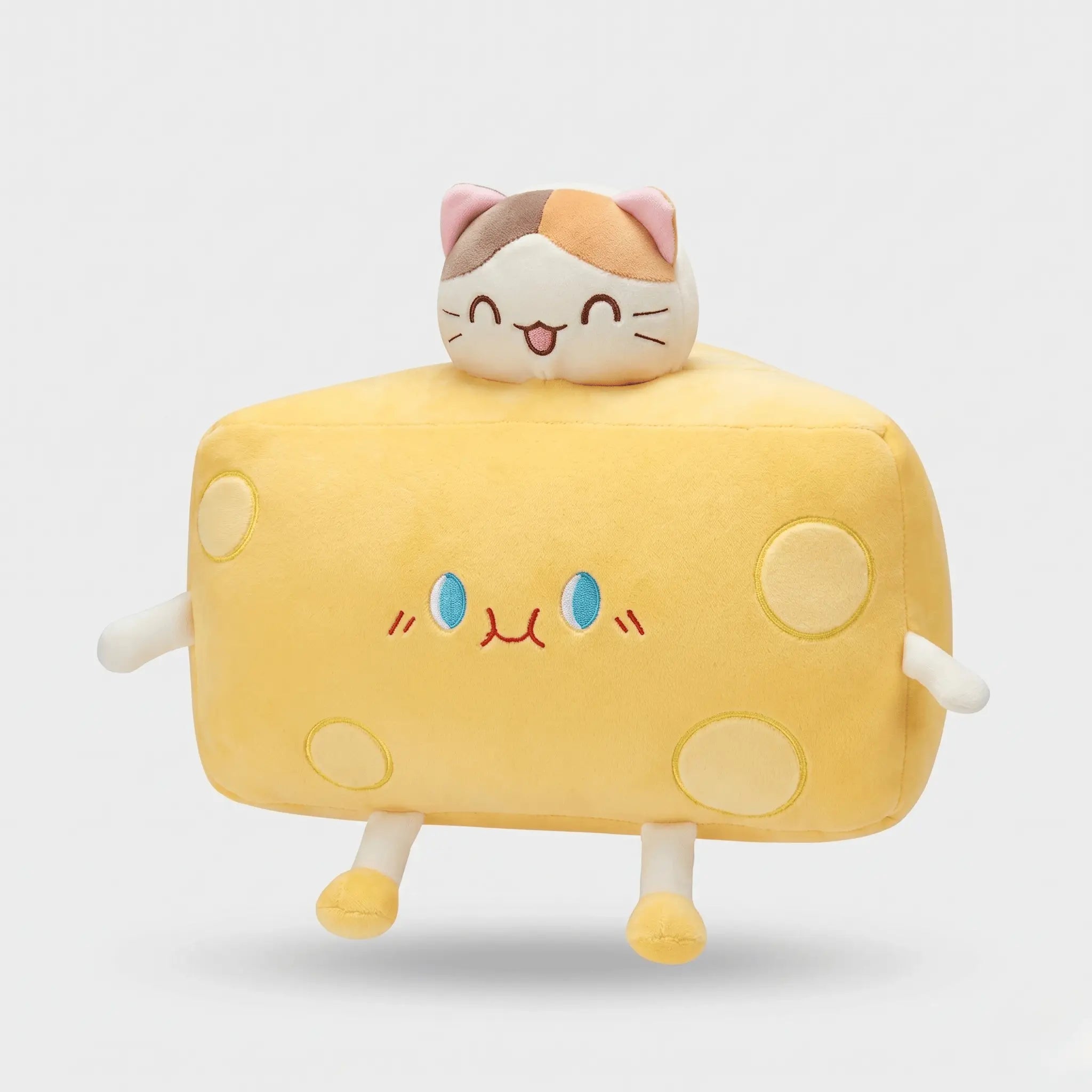 Gouda the Squishy Simulation Cheese Plush Pillow