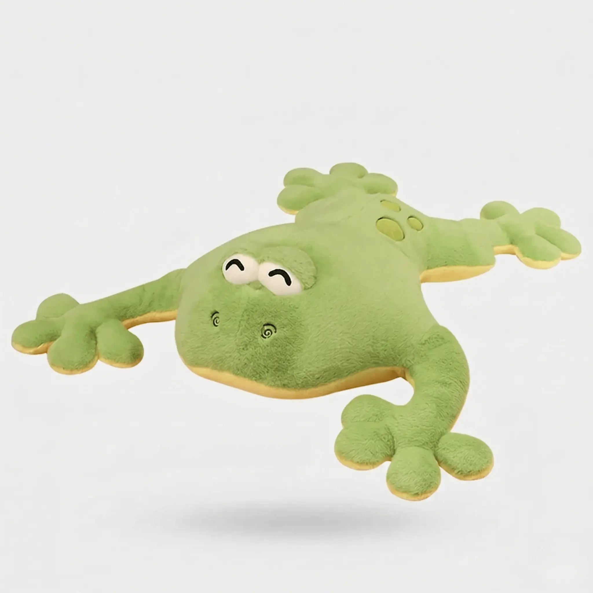 Ribbit the Chonky Green Frog Snuggle Plush