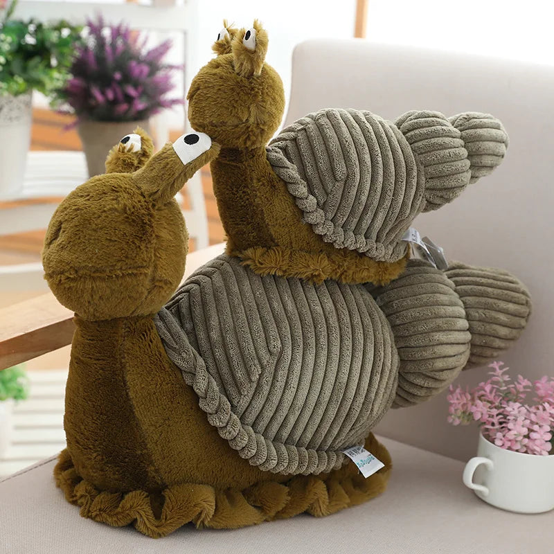 Swirly the Chubby Kawaii Snail Conch Snuggle Plushie