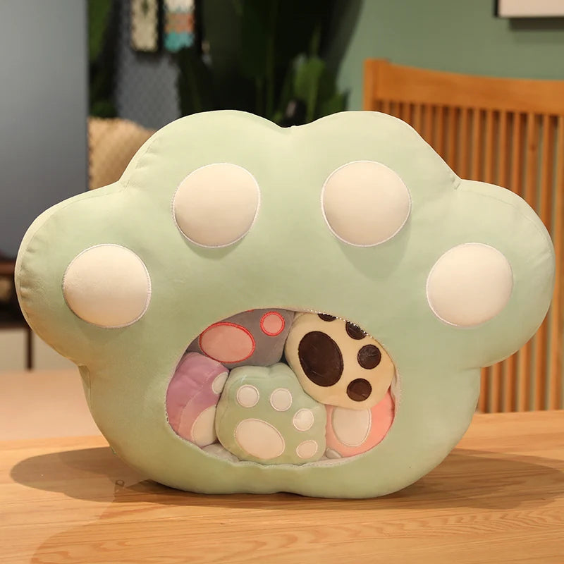 Pudding the Kawaii Cat Paws Candy Bag Plushie Set