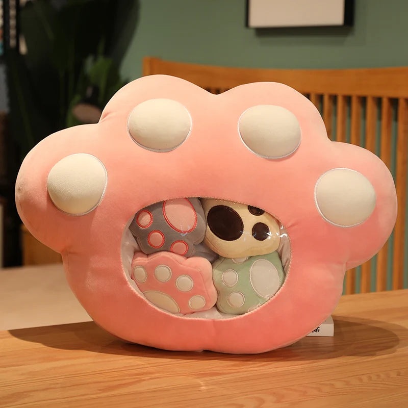 Pudding the Kawaii Cat Paws Candy Bag Plushie Set