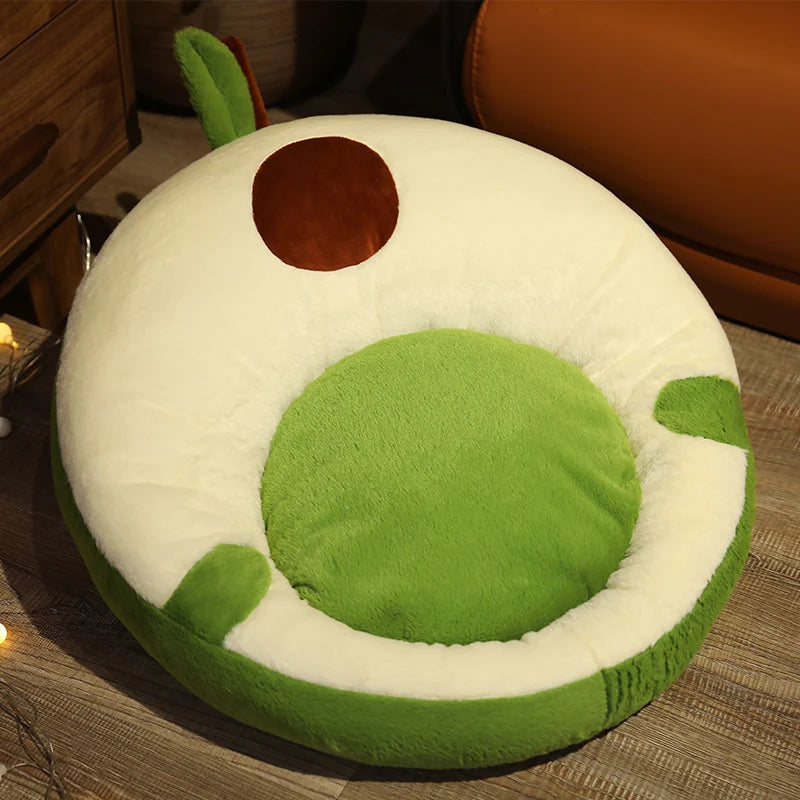 Round Fluffy Animal Butt Kawaii Foot Rest Cushion