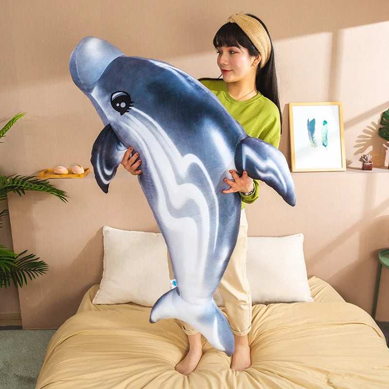 Dolphy the Kawaii Colorful Rainbow Dolphin Plushie