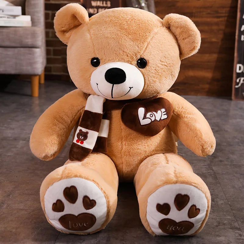 Cozy Bear with Scarf Snuggle Plush