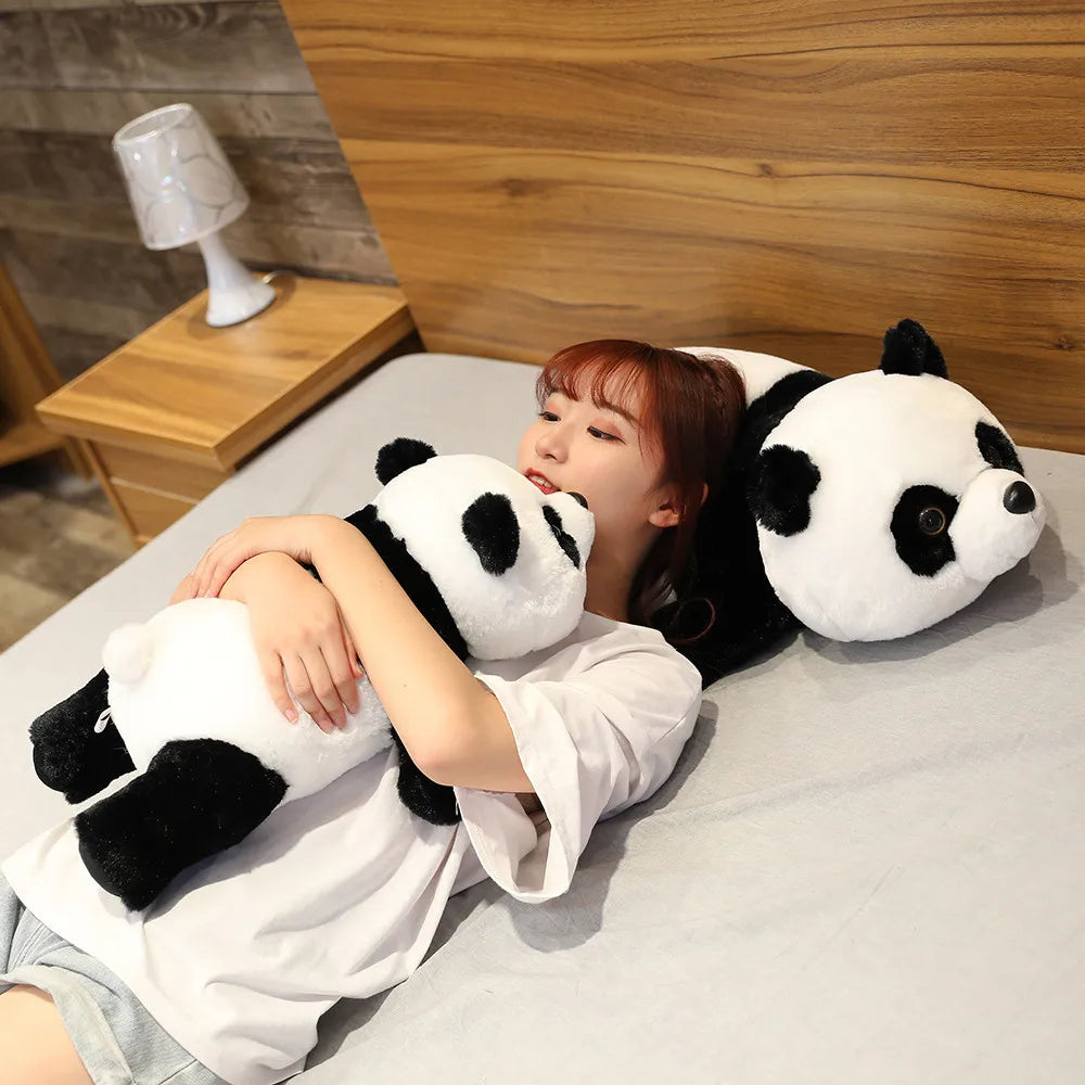 Bamboo the Oversized Sleeping Kawaii Panda Plush Pillow
