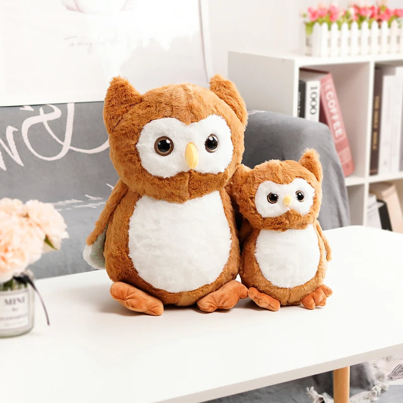 Hootie the Soft Cartoon Owl Stuffed Plush Plushie