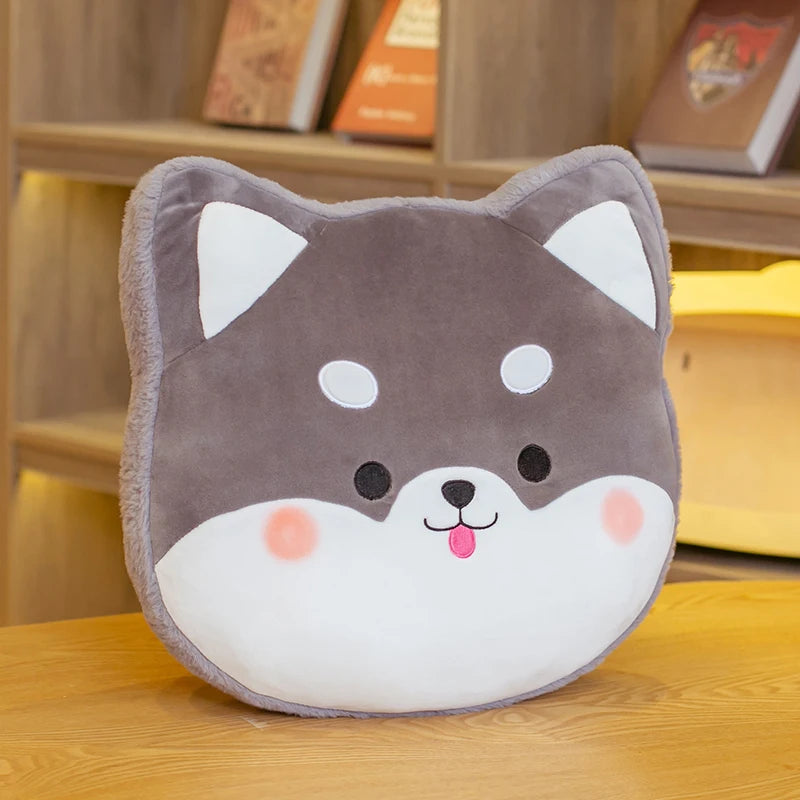 Kawaii Shiba Inu Husky Cat Pig Sofa Snuggle Plush Pillow