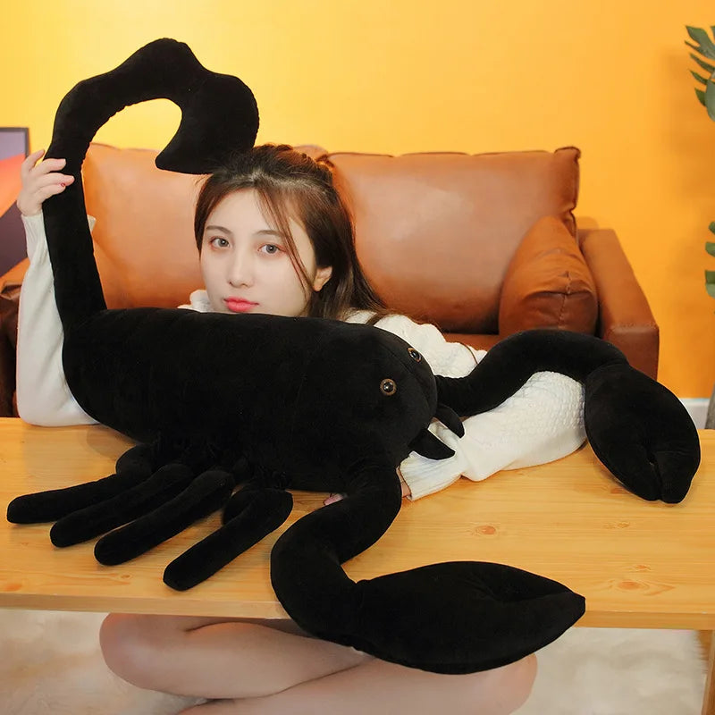 Scorpio the Lifelike Giant Black Scorpion Plush