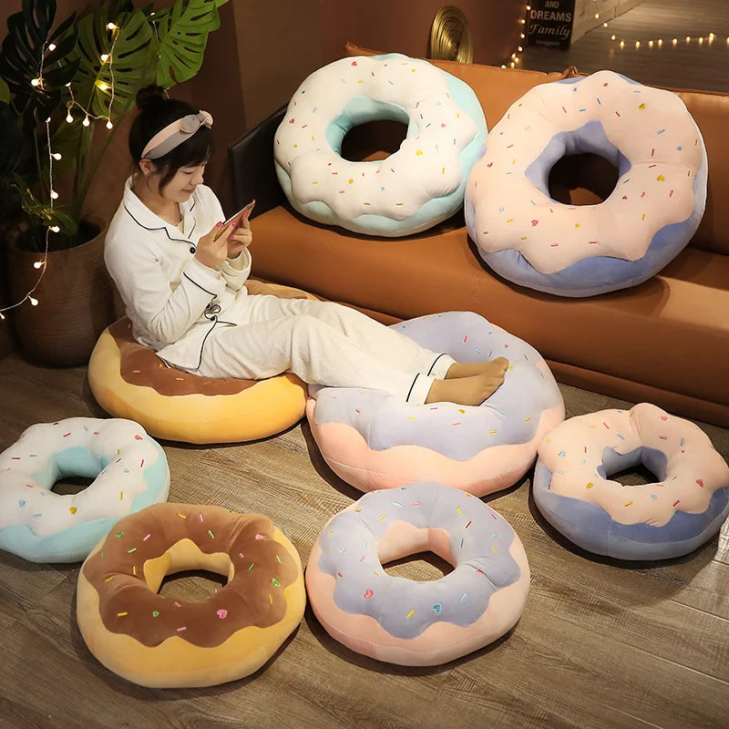 Cocoa the Squishy Chocolate Donut Cushion Plush