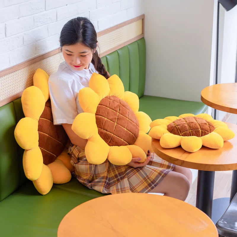Sunny the Kawaii Stuffed Sunflower Seat Plush Cushion
