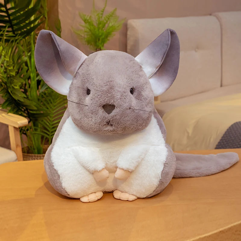 Cheeks the Squishy Chinchilla Plush Pillow