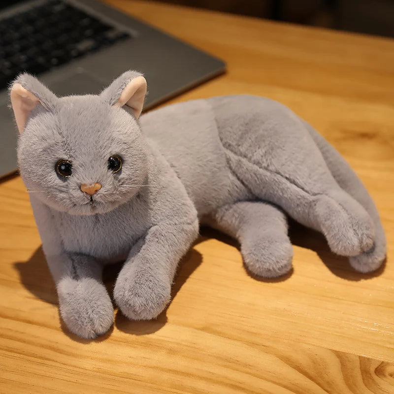 Tricolor the Lifelike Kawaii Simulation Cat Snuggle Plushie