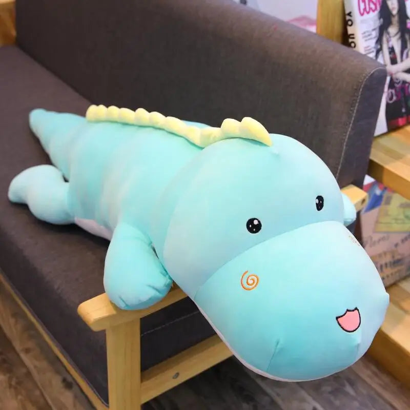 Lizzy the Giant Stuffed Cartoon Lizard Dino Plushie