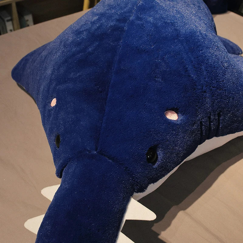 Chompy the Giant Long-Mouth Kawaii Shark Snuggle Plushie