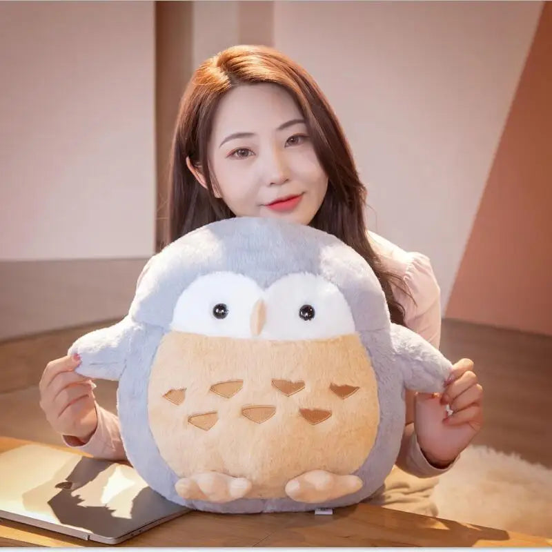 Hootie the Kawaii Owl Hug Pillow Plush