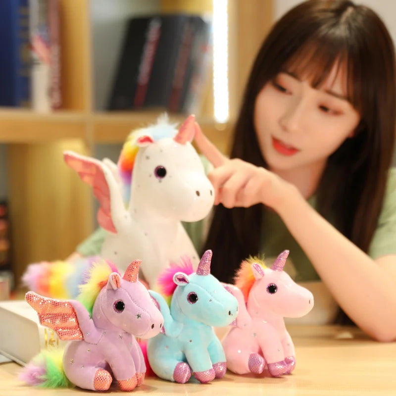 Sparkle the Dreamy Angel Unicorn Plush