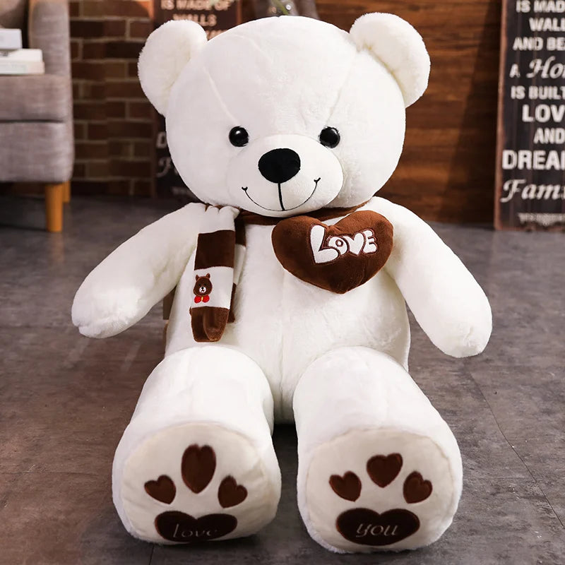 Cozy Bear with Scarf Snuggle Plush