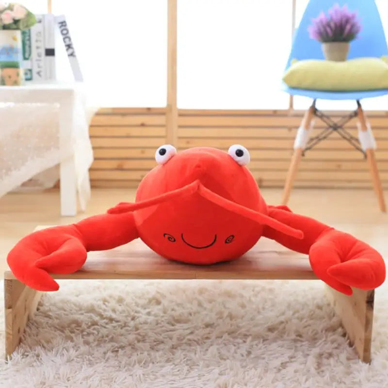 Clawdia the Simulation Lobster Sea Animal Plush Pillow