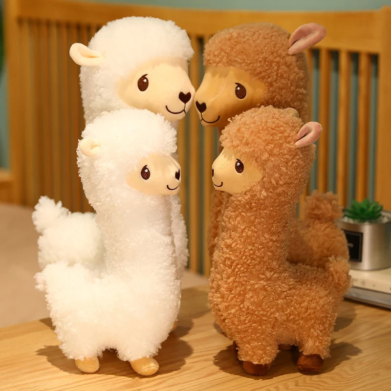 Fluffy the Dreamy Japanese Alpaca Snuggle Pillow