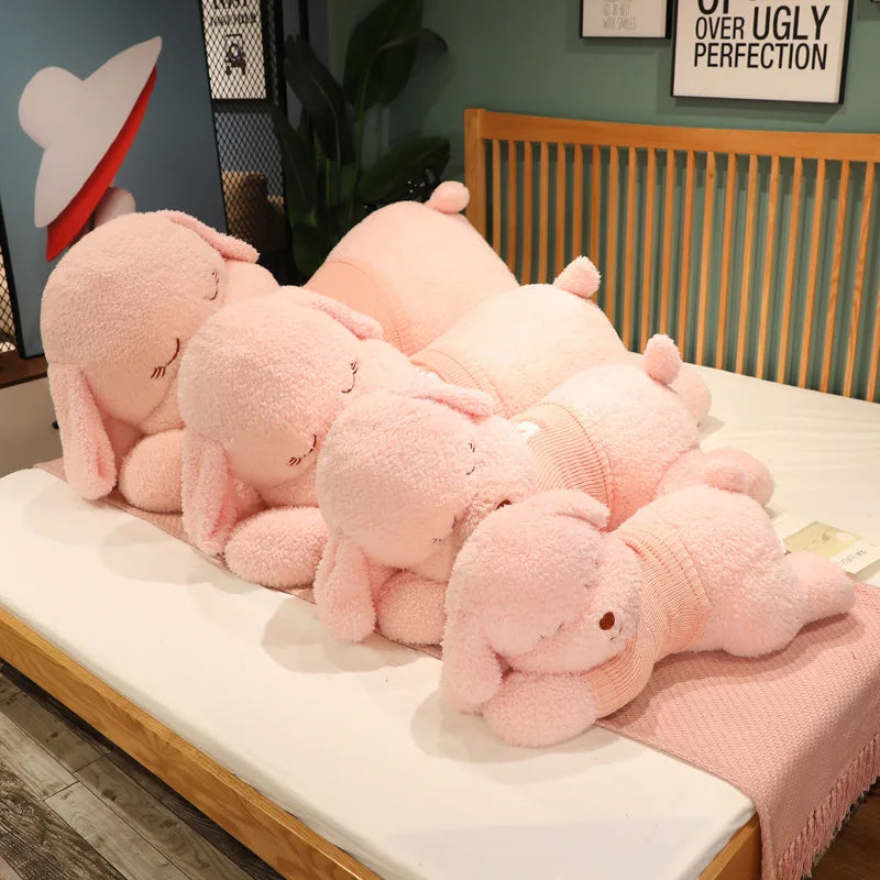 Sweater the Kawaii Sleeping Puppy Dog Plush Pillow