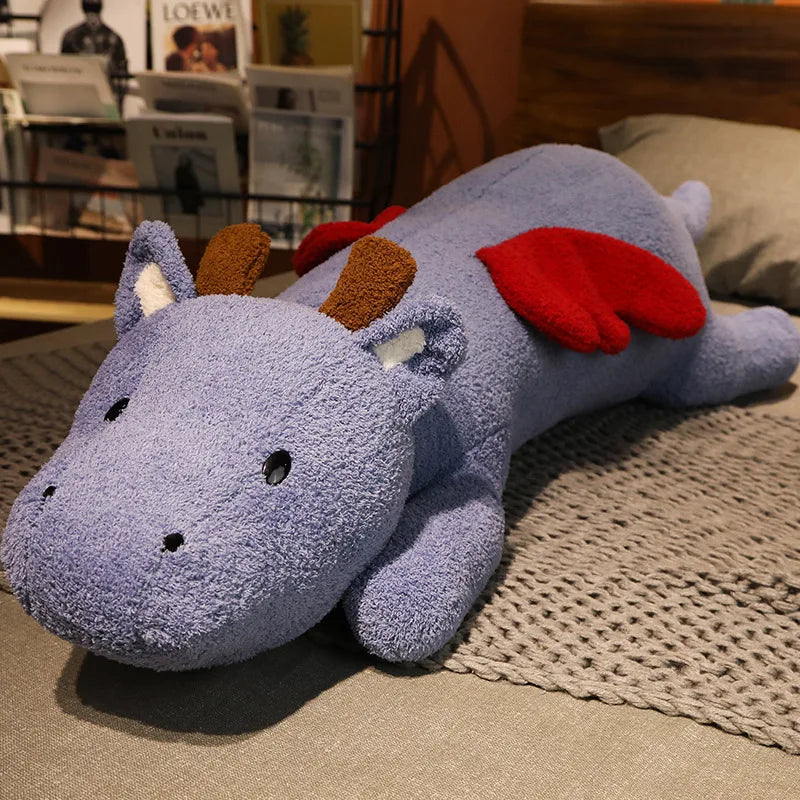Drago the Kawaii Long Fox Shark Bear Dino Snuggle Plush Pillow