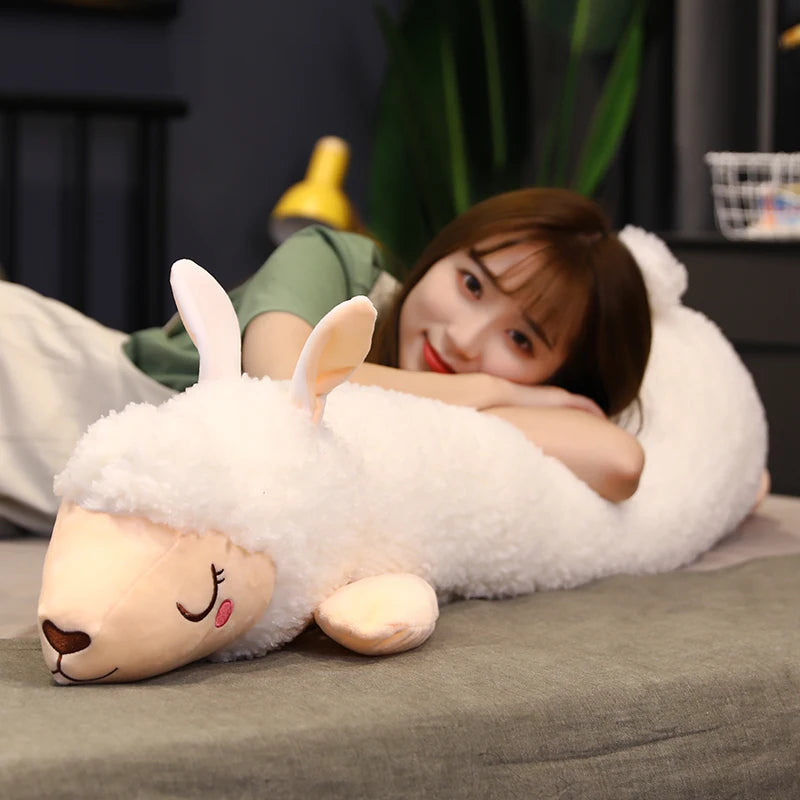 Fluffy the Giant Japanese Alpaca Llama Snuggle Plush