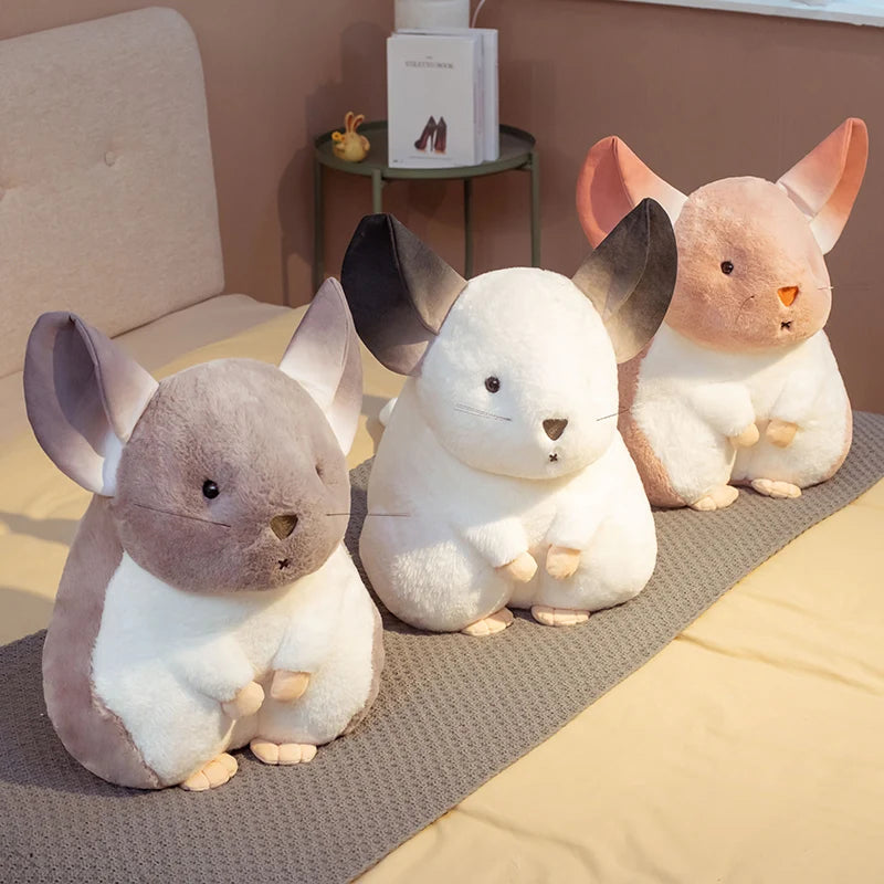 Cheeks the Squishy Chinchilla Plush Pillow