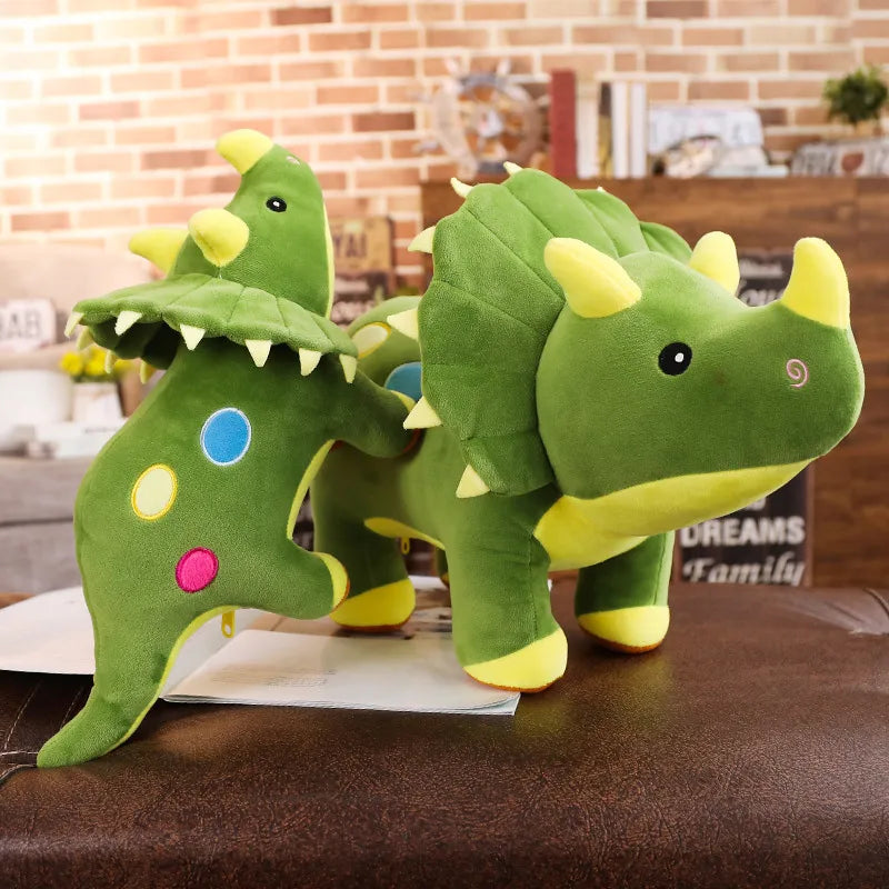 Trike the Giant Triceratops Stegosaurus Dino Plushie