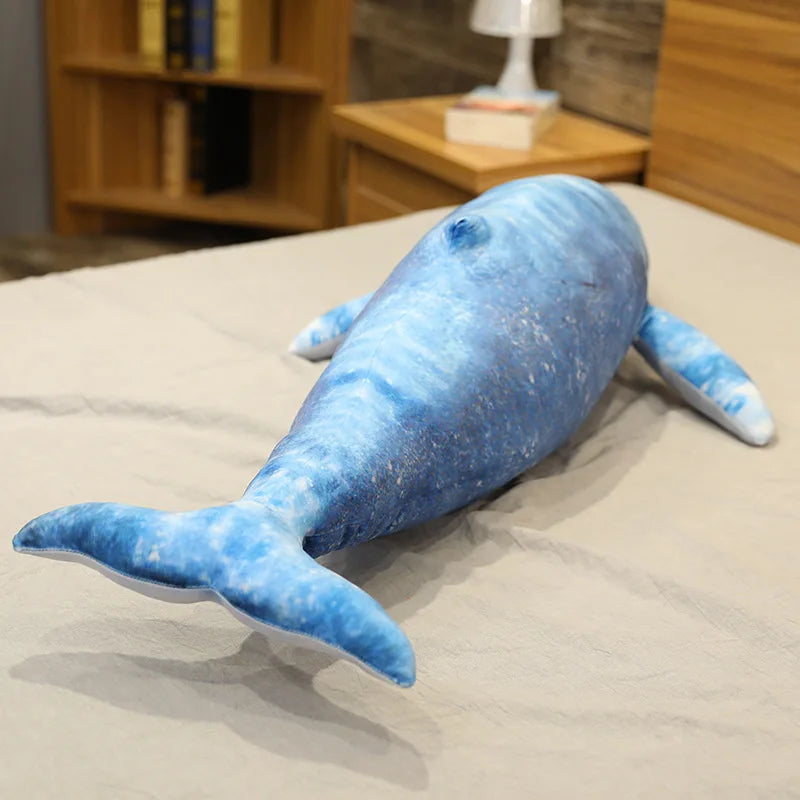 Bubbles the Giant Kawaii Blue Whale Snuggle Plushie