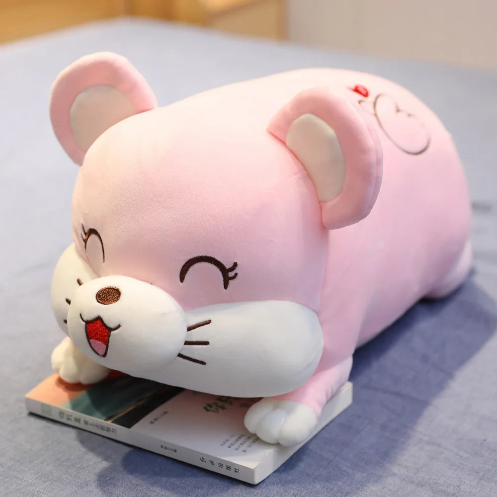Piggy the Squishy Hamster Pillow Blanket Warmer Plush