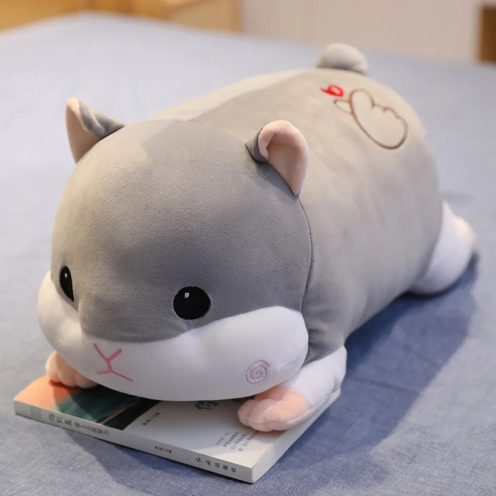 Piggy the Squishy Hamster Pillow Blanket Warmer Plush