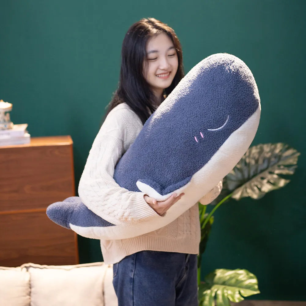 Moby the Super Soft Giant Blue Whale Snuggle Plush