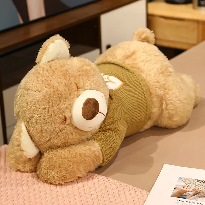Sweater the Kawaii Sleeping Puppy Dog Plush Pillow