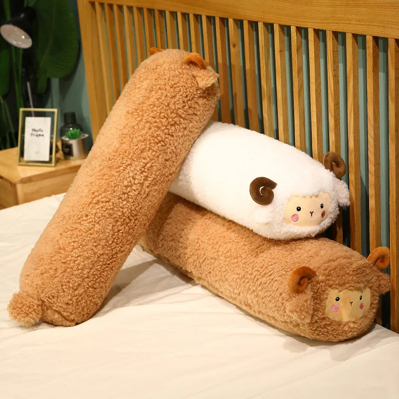 Woolly the Kawaii Soft Cartoon Lamb Sheep Plush Pillow