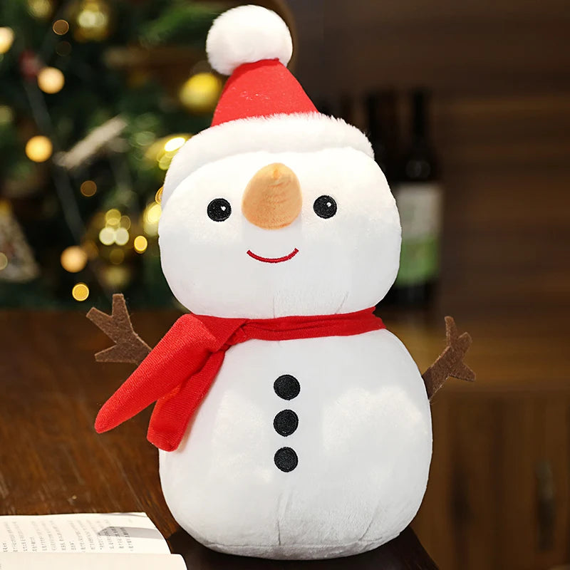 Jolly the Santa Claus Moose Snowman Christmas Plushie