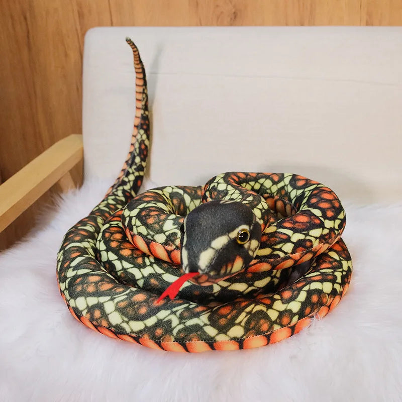 Noodles the Giant Long Kawaii Snake Snuggle Plushie
