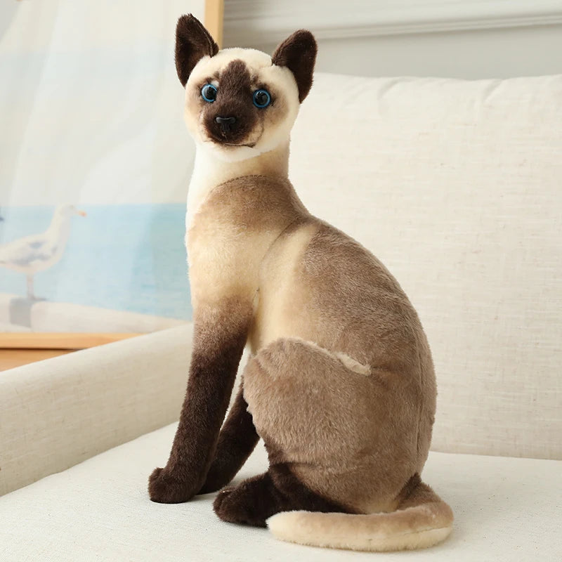 Suki the Kawaii Cuddly Siamese Kitten Snuggle Plushie