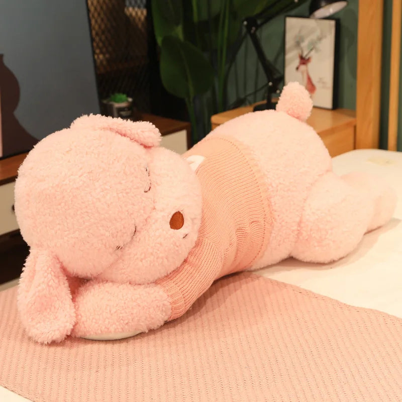 Sweater the Kawaii Sleeping Puppy Dog Plush Pillow