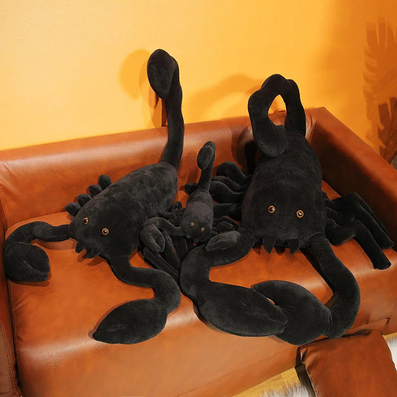 Scorpio the Lifelike Giant Black Scorpion Plush