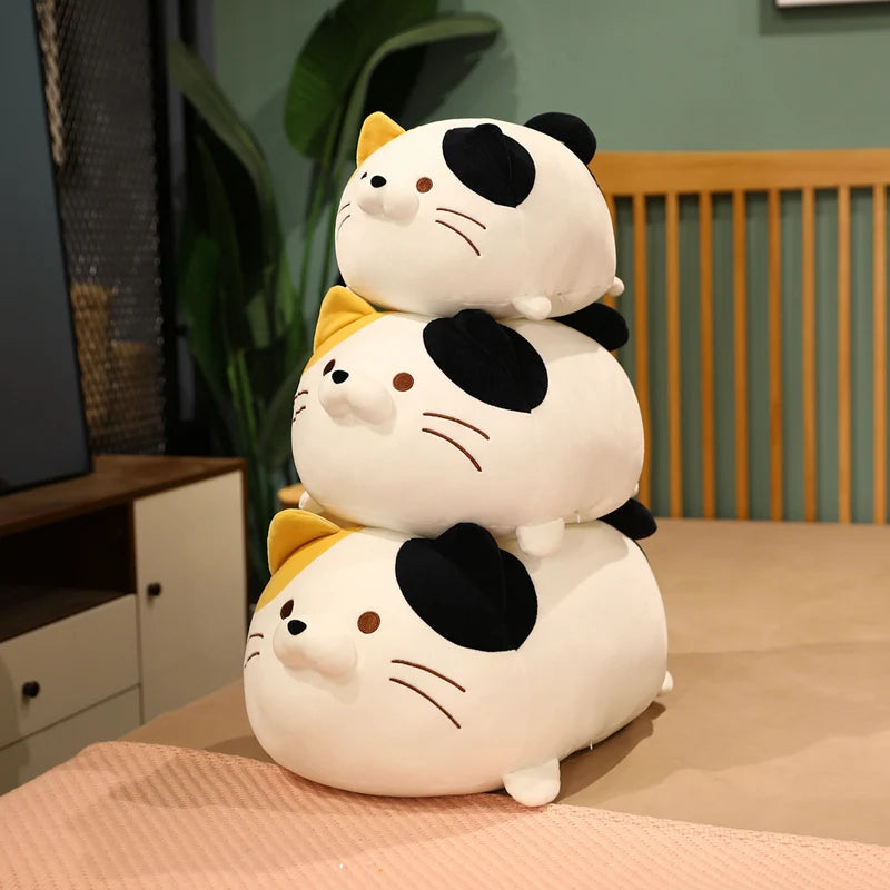 Pebbles the Soft Cartoon Cat Appease Plush Pillow