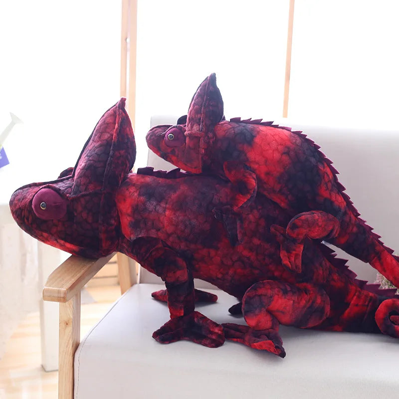 Cammy the Giant Simulation Chameleon Plush