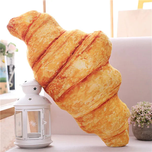 Glazed the Squishy Donut Cream Bread Plush Pillow