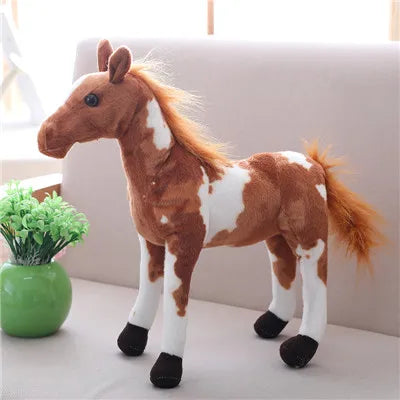 Velvety Lifelike Horse Plush