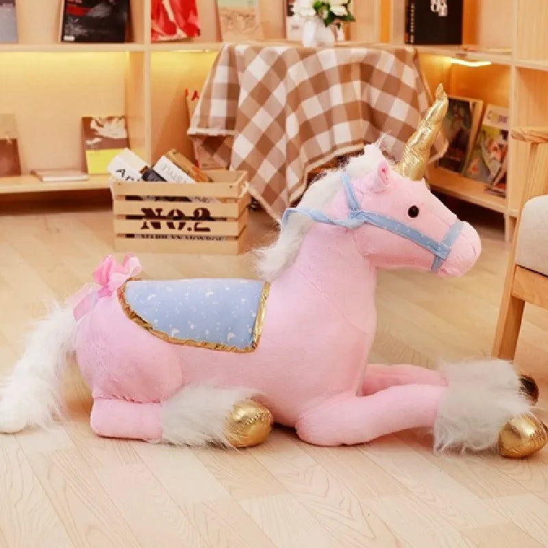 Sparkle the Giant Stuffed Unicorn Horse Plush